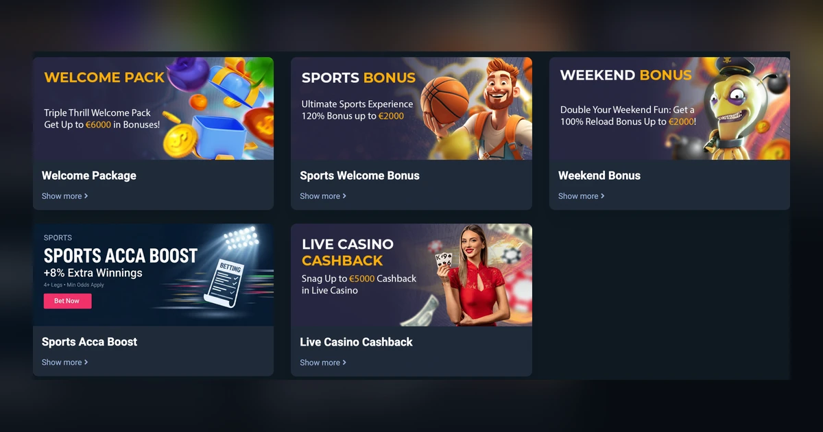 Welkomstbonus en promoties bij Casobet Casino